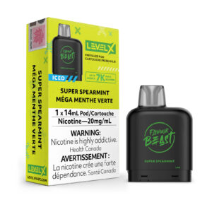 Super Spearmint Iced Level X – Flavour Beast Pods