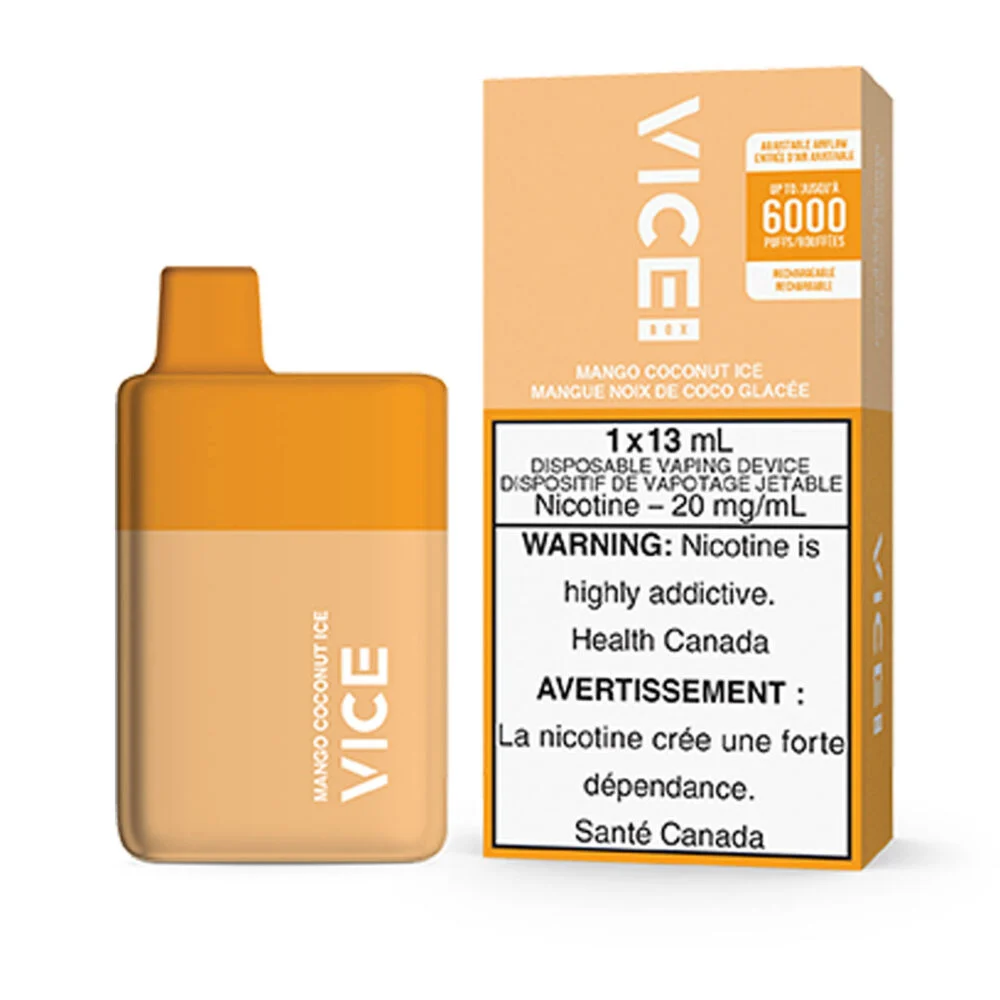 Mango Coconut Ice Vice Box Disposable Vape