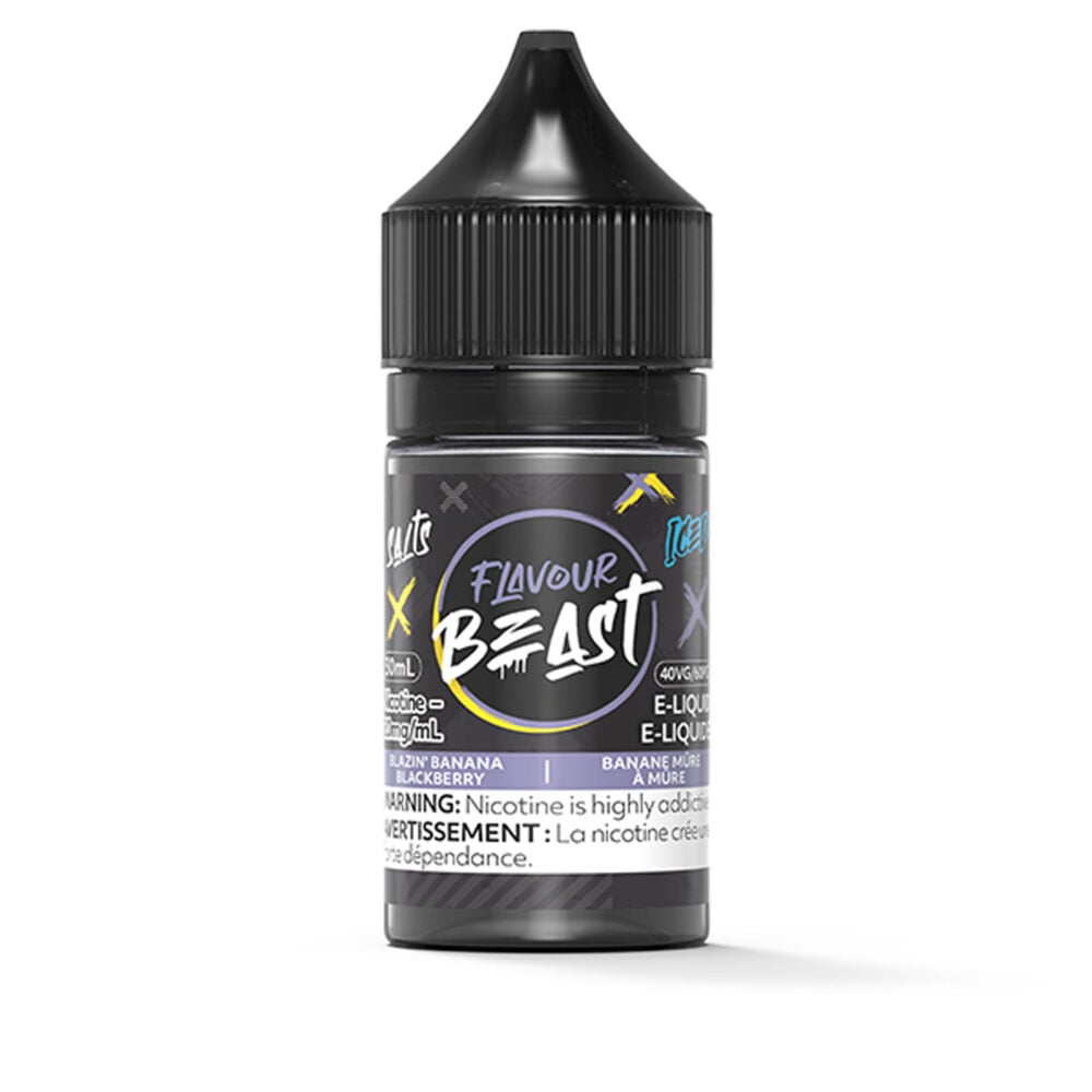 Blazin' Banana Blackberry Iced SALT Flavour Beast Salt E-Liquid