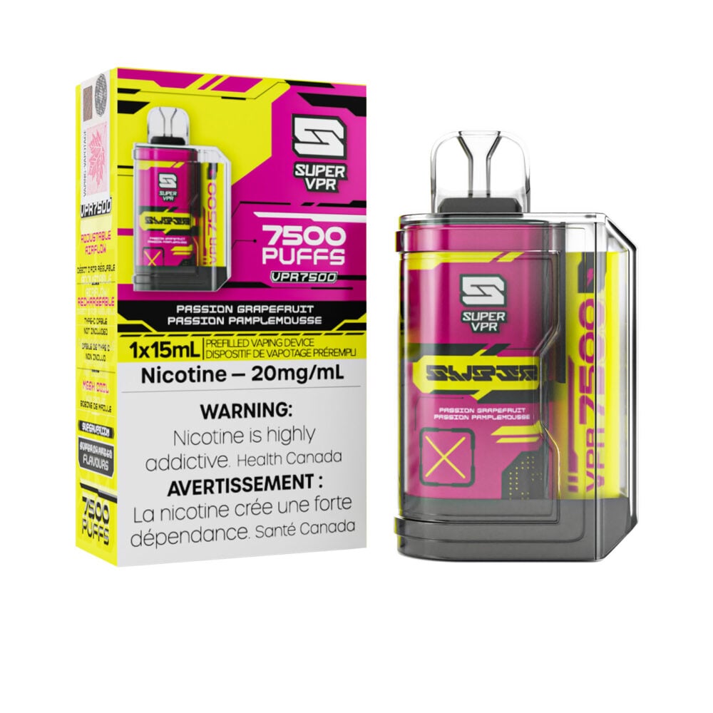 Passion Grapefruit Super VPR 7500 Disposable Vape