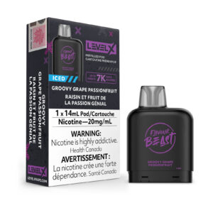 Groovy Grape Passionfruit Iced Level X – Flavour Beast Pods