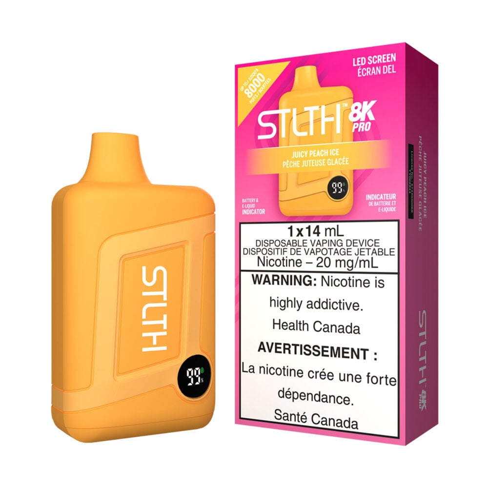 Juicy Peach Ice STLTH 8K Pro