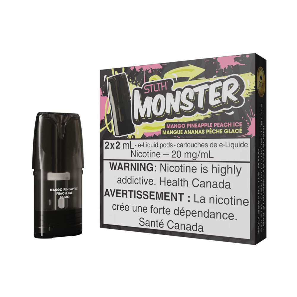 Mango Pineapple Peach Ice STLTH Monster Pods