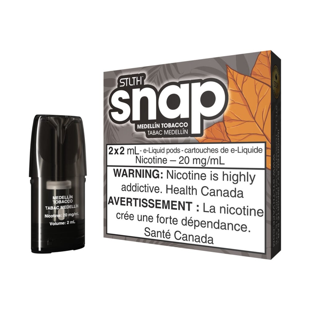 Medellin Tobacco Snap STLTH Pods