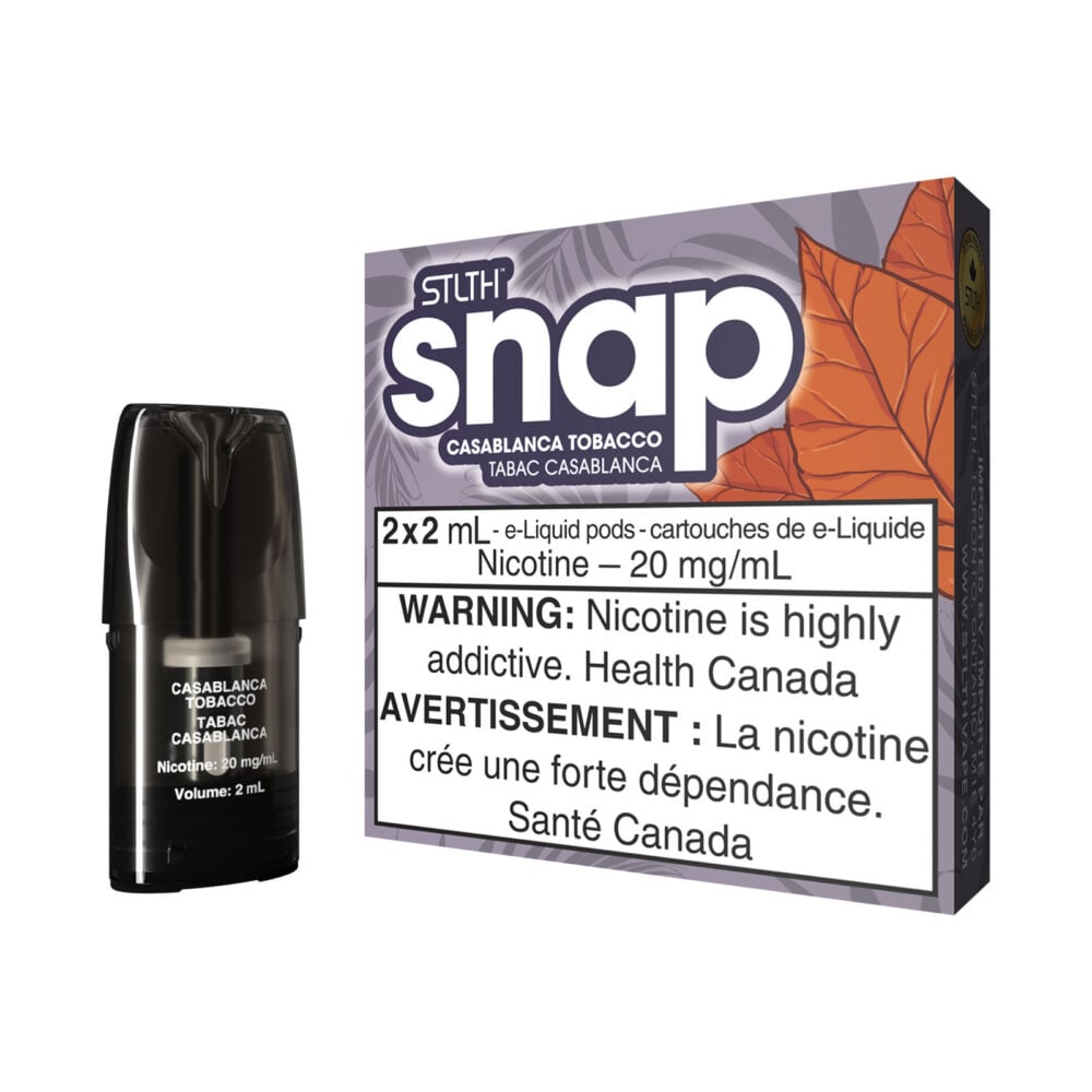 Casablanca Tobacco Snap STLTH Pods