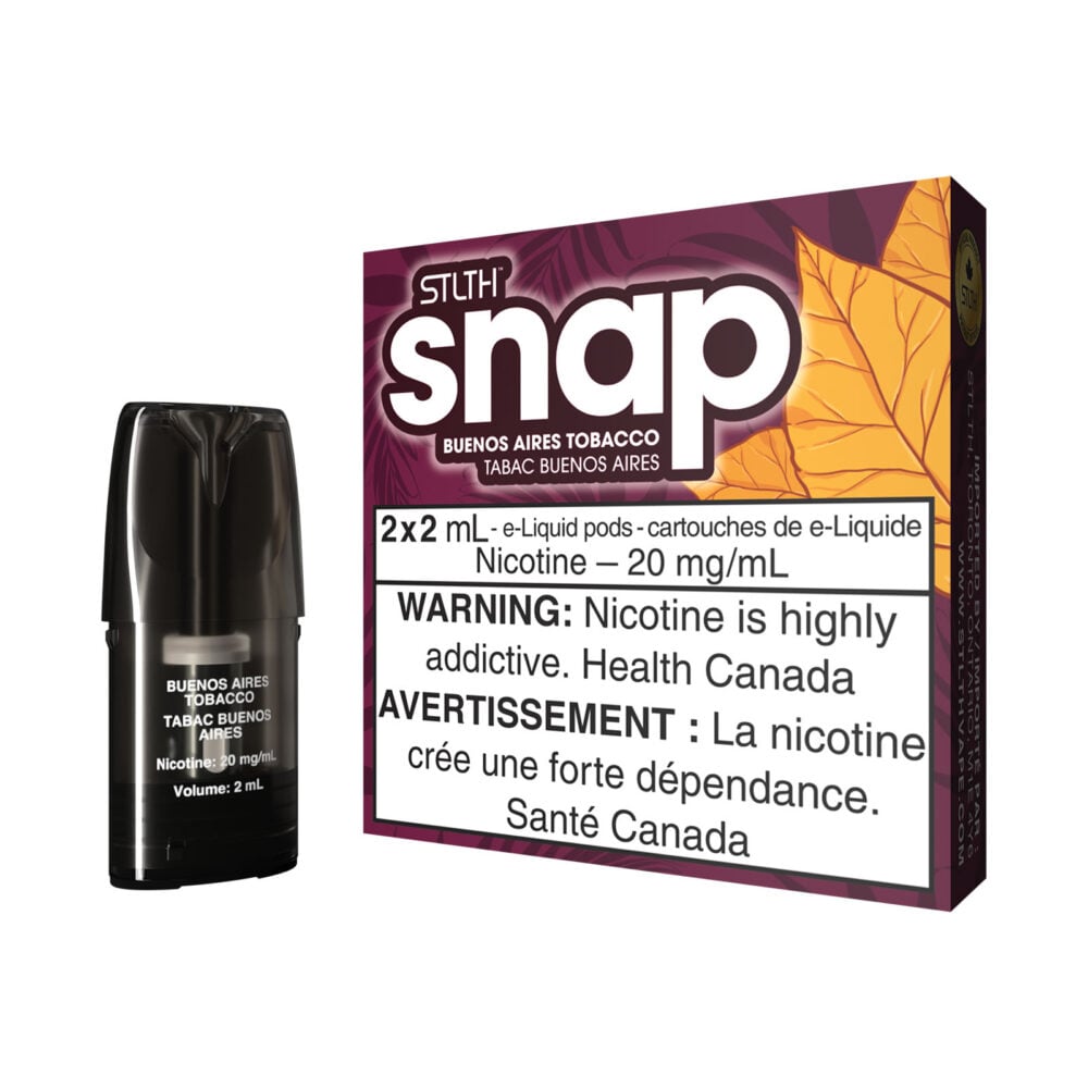 Buenos Aires Tobacco Snap STLTH Pods