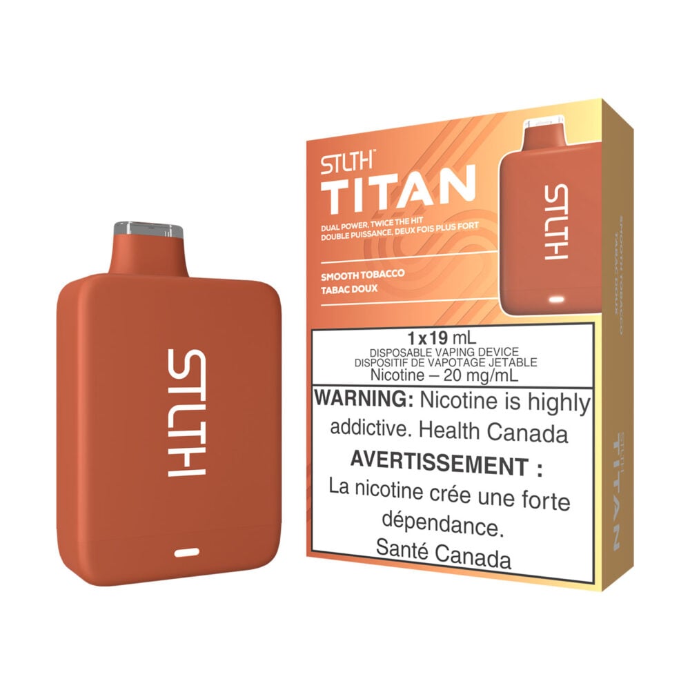 Smooth Tobacco STLTH Titan Disposable Vape