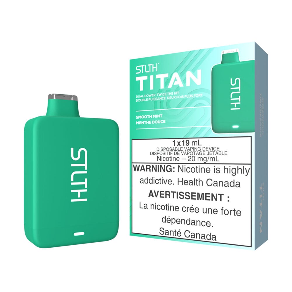 Smooth Mint STLTH Titan Disposable Vape