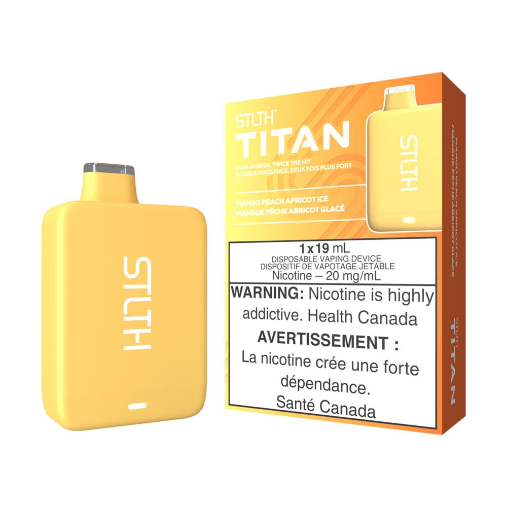 Mango Peach Apricot Ice STLTH Titan Disposable Vape