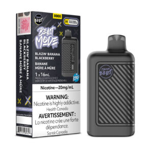 Blazin Banana Blackberry Iced Flavour Beast Beast Mode – Disposable Vape