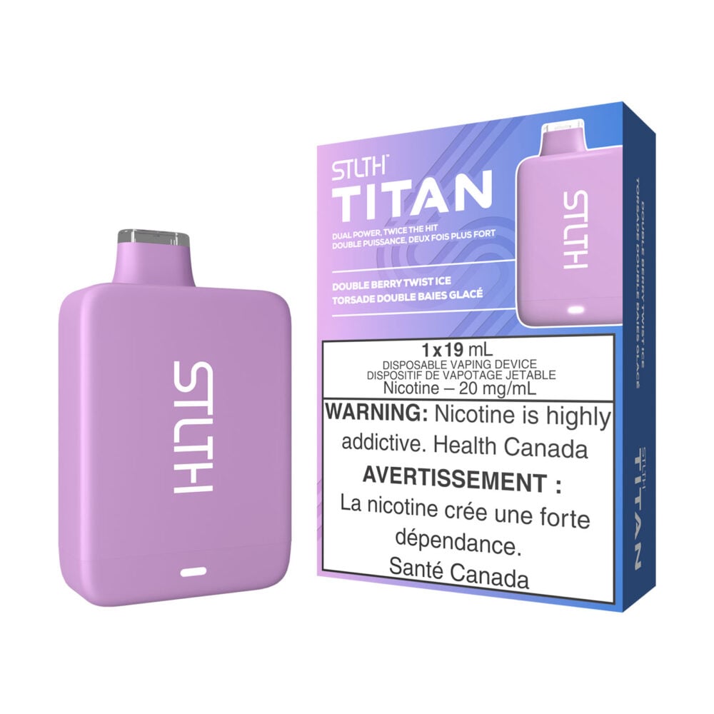 Double Berry Twist Ice STLTH Titan Disposable Vape