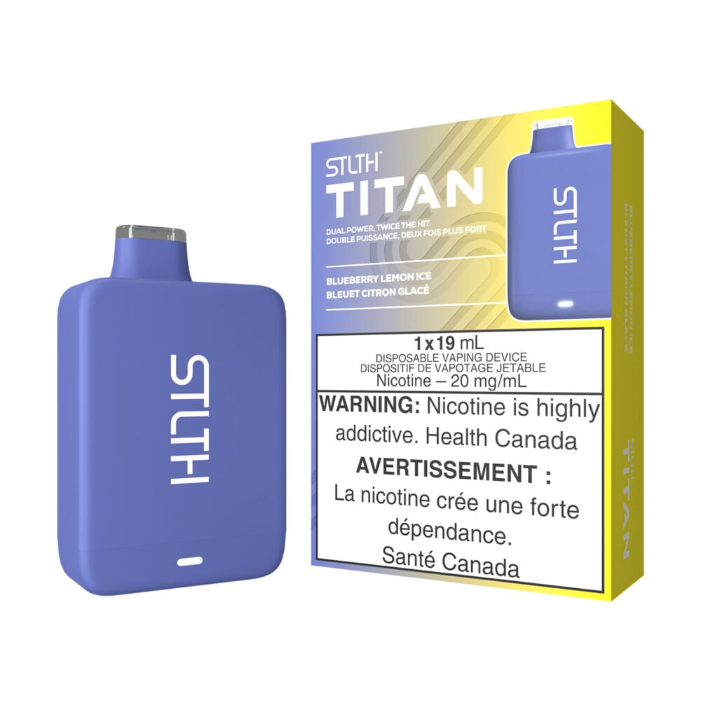 Blueberry Lemon Ice STLTH Titan Disposable Vape