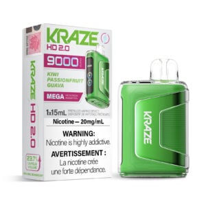 Kiwi Passionfruit Guava Kraze HD 2.0 – Disposable Vape