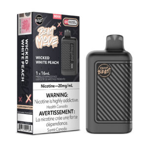 Wicked White Peach Flavour Beast Beast Mode – Disposable Vape