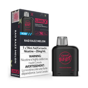 Rad Razz Melon Iced Level X – Flavour Beast Pods