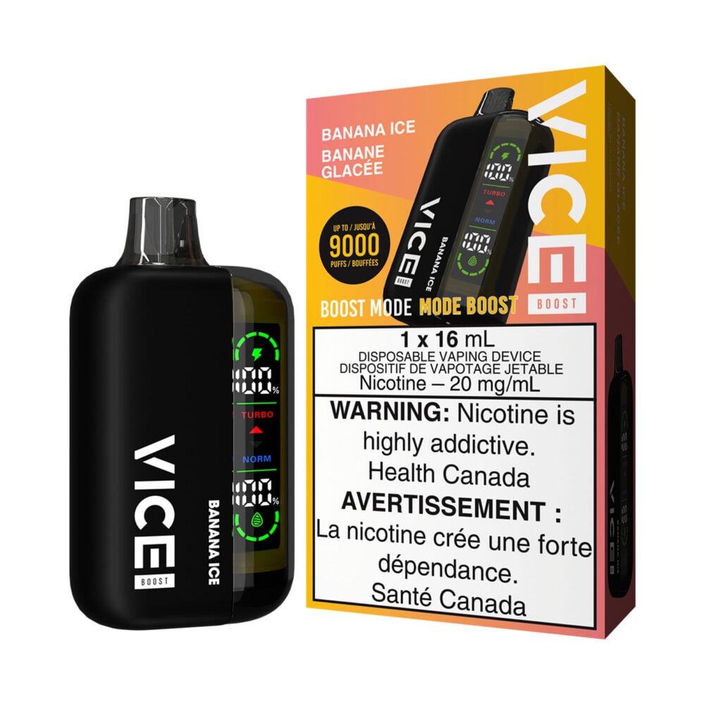 Banana Ice Vice Boost Disposable Vape