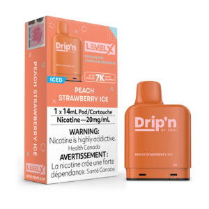 Peach Strawberry Ice Level X – Drip’n by Envi