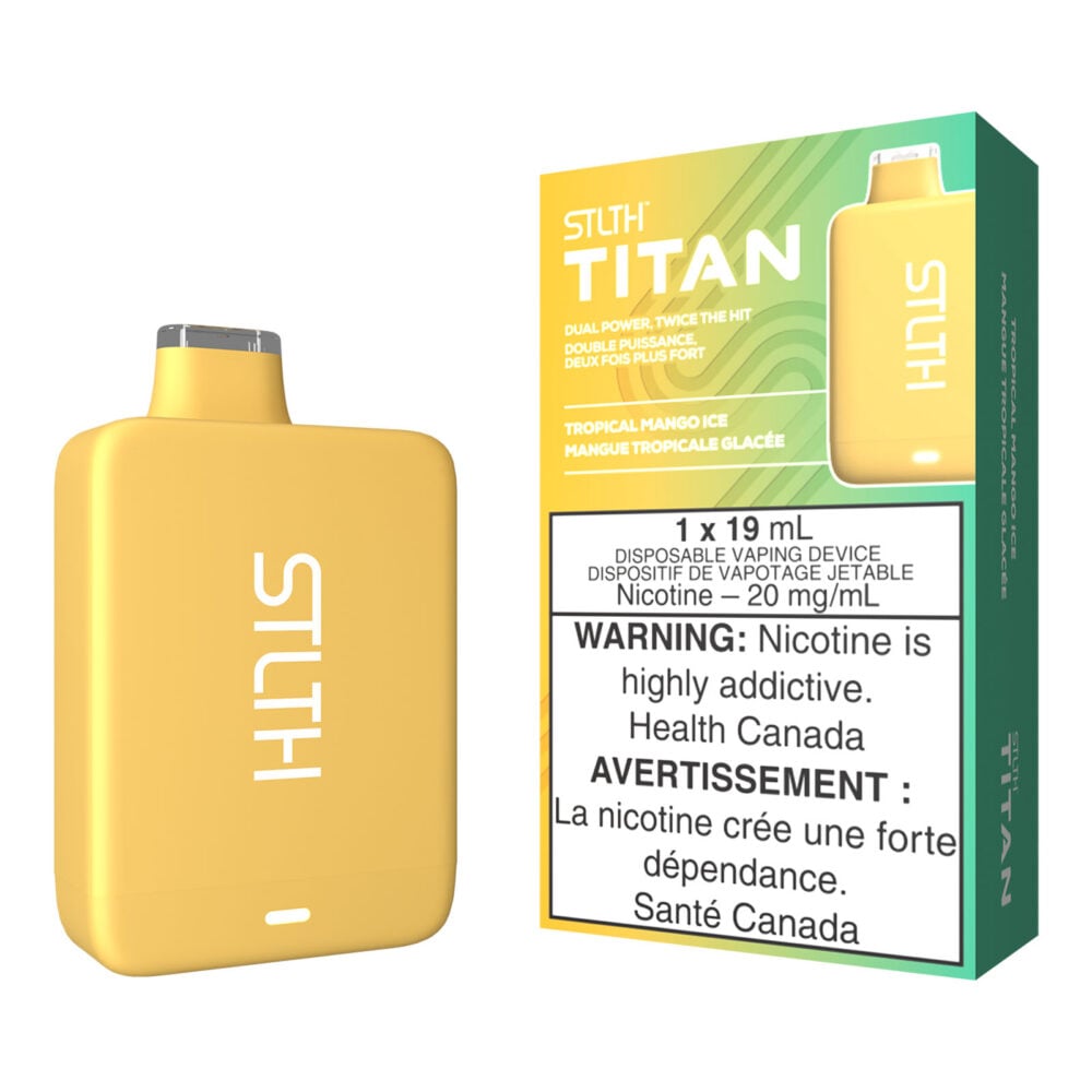 Tropical Mango Ice STLTH Titan Disposable Vape