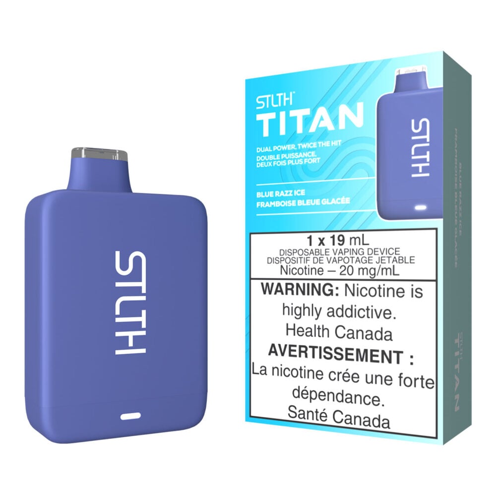 Blue Razz STLTH Titan Disposable Vape