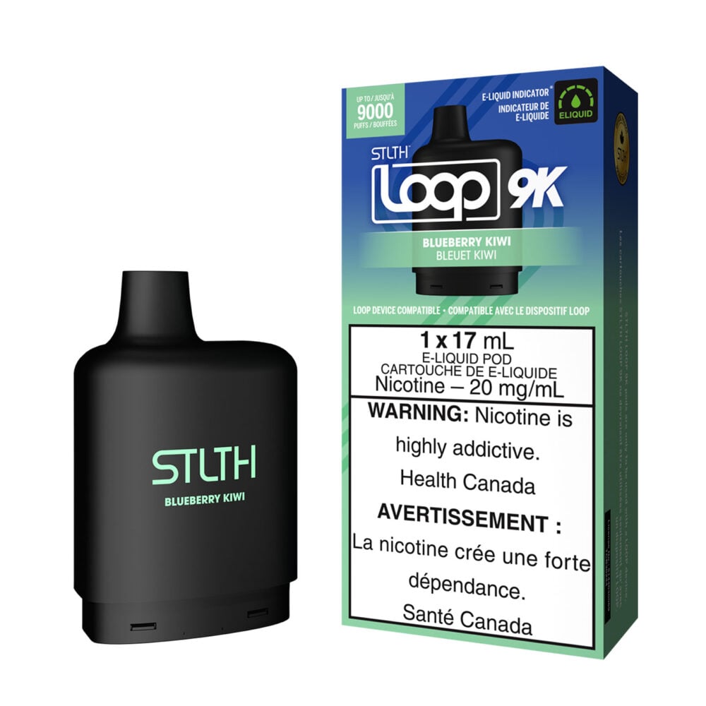 Blueberry Kiwi STLTH Loop 9K Pod