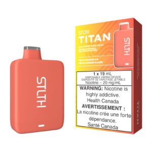 Peach Banana Ice STLTH Titan – Disposable Vape