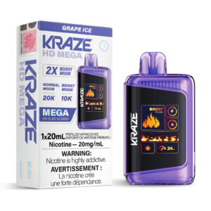 Grape Ice Kraze HD Mega – Disposable Vape