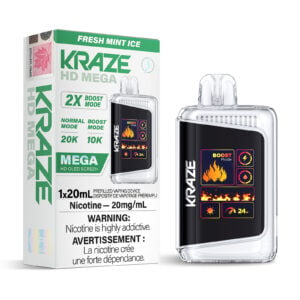 Fresh Mint Ice Kraze HD Mega – Disposable Vape