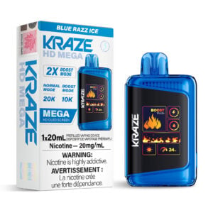 Blue Razz Ice Kraze HD Mega – Disposable Vape