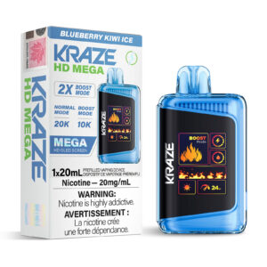 Blueberry Kiwi Ice Kraze HD Mega – Disposable Vape