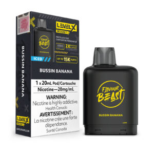 Bussin Banana Iced Level X Boost- Flavour Beast