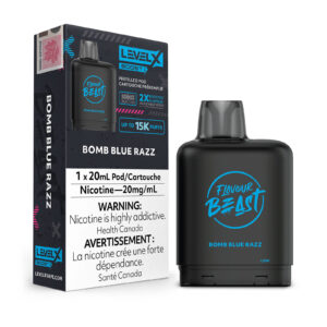 Bomb Blue Razz Level X Boost- Flavour Beast