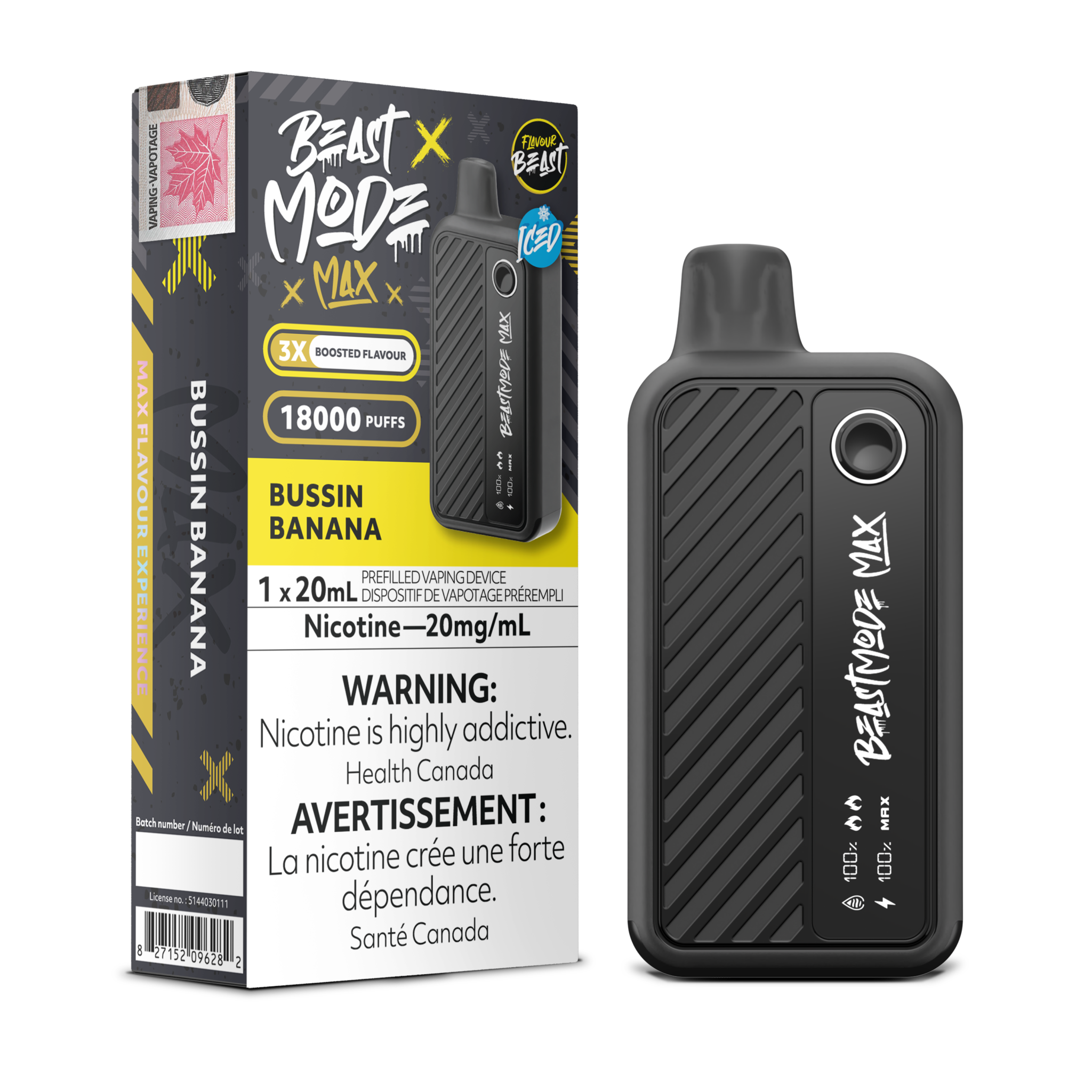 bussin-banana-iced-flavour-beast-mode-max-18k-puffs-vapeloft