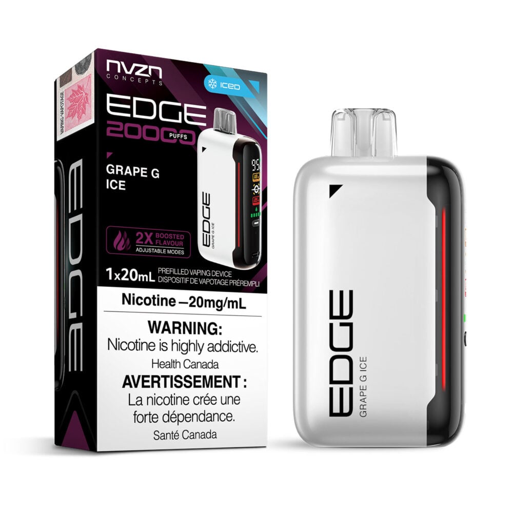 Grape G Ice Edge NVSN 20000 Disposable Vape