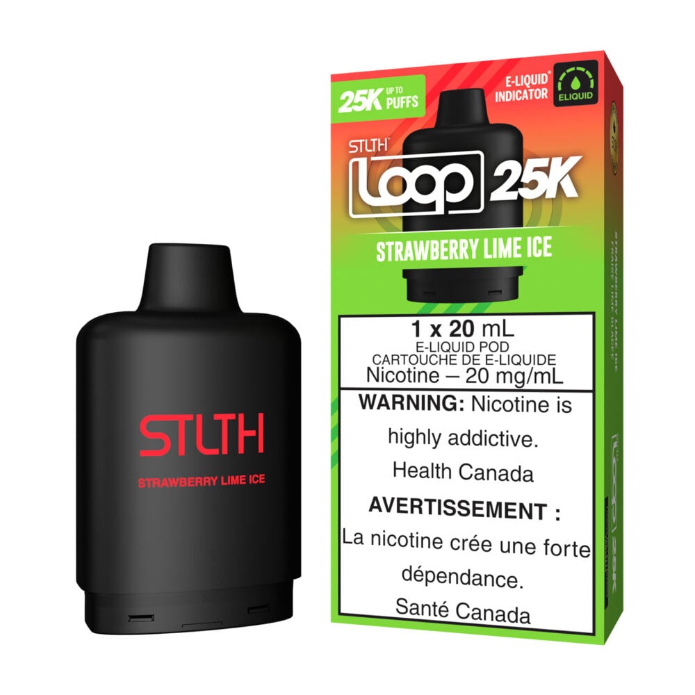 Strawberry Lime Ice STLTH Loop 25K Pod