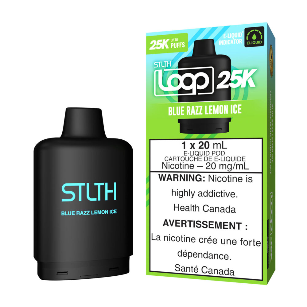 Blue Razz Lemon Ice STLTH Loop 25K Pod