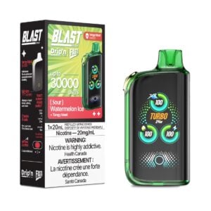 Watermelon Ice Sour Drip’n by Envi Fasta Blast 30K – Disposable Vape