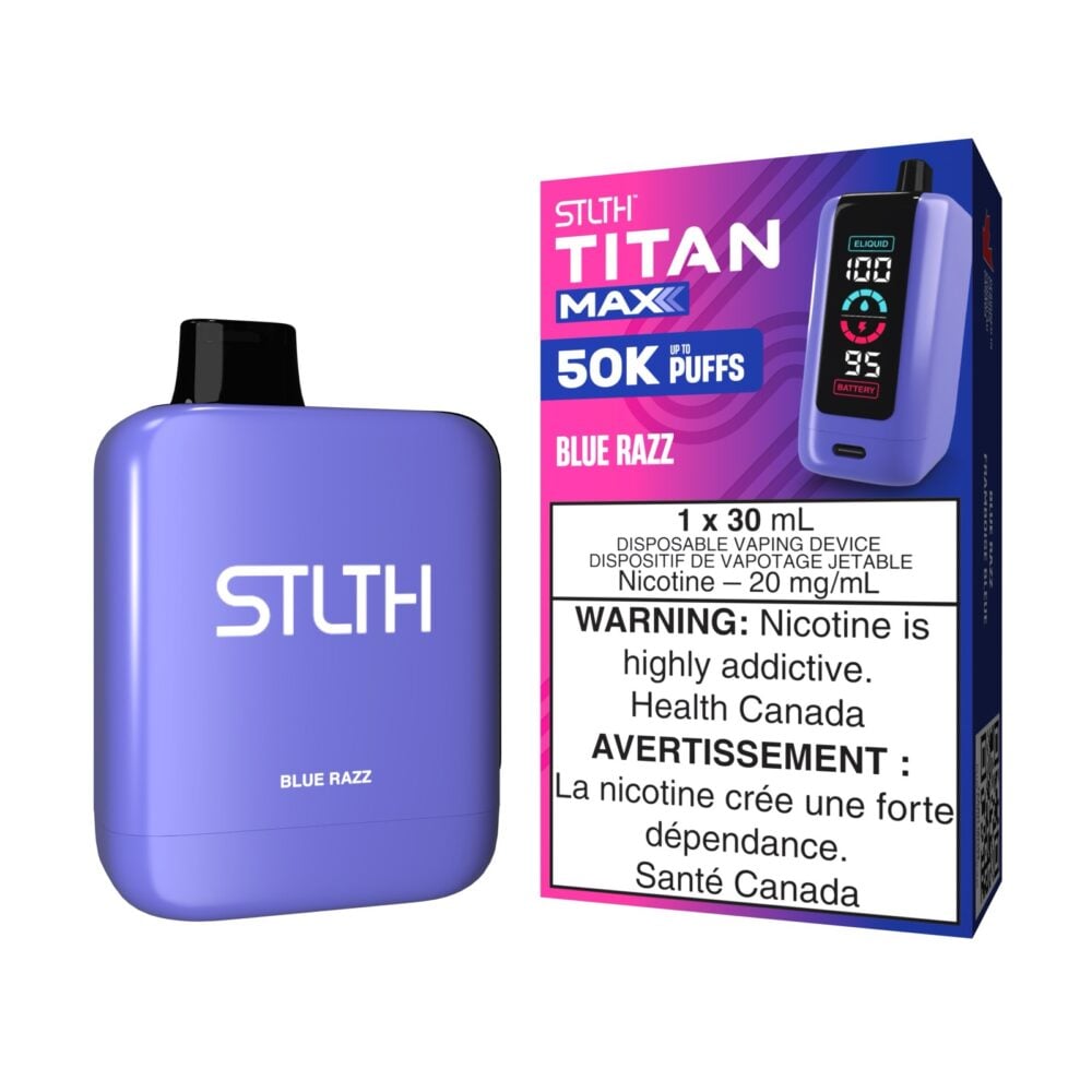 Blue Razz STLTH Titan Max