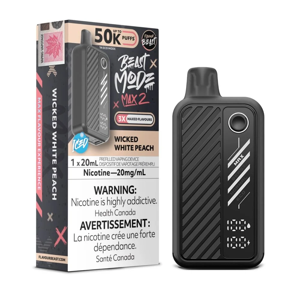 Wicked White Peach Flavour Beast Mode Max 2