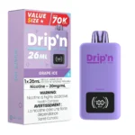 Grape Ice Drip’n by Envi 26mL – Disposable Vape