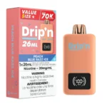 Peach Blue Razz Ice Drip’n by Envi 26mL – Disposable Vape