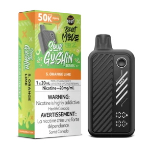Sour Gushin S. Orange Lime Beast Mode Max 2 – Disposable Vape