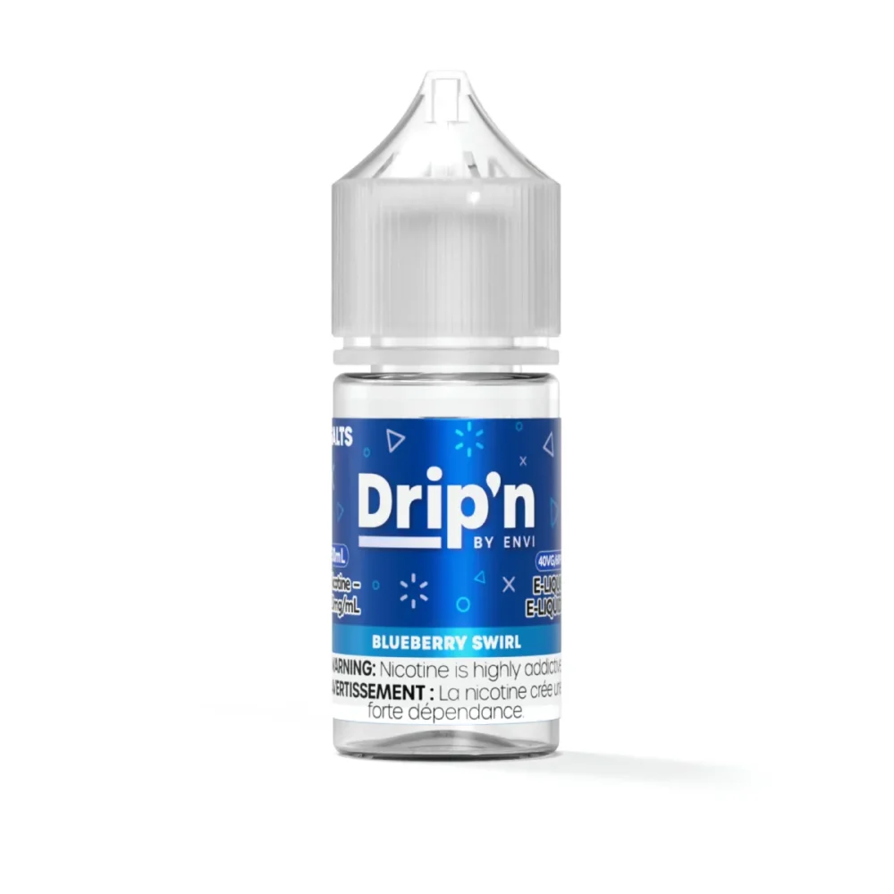 Blueberry Swirl by Drip'n by Envi Classics SALT E-Liquid Bottle