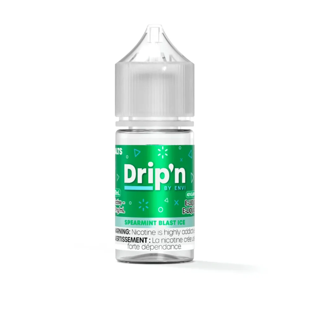 Spearmint Blast Ice by Drip'n by Envi Classics SALT E-Liquid Bottle