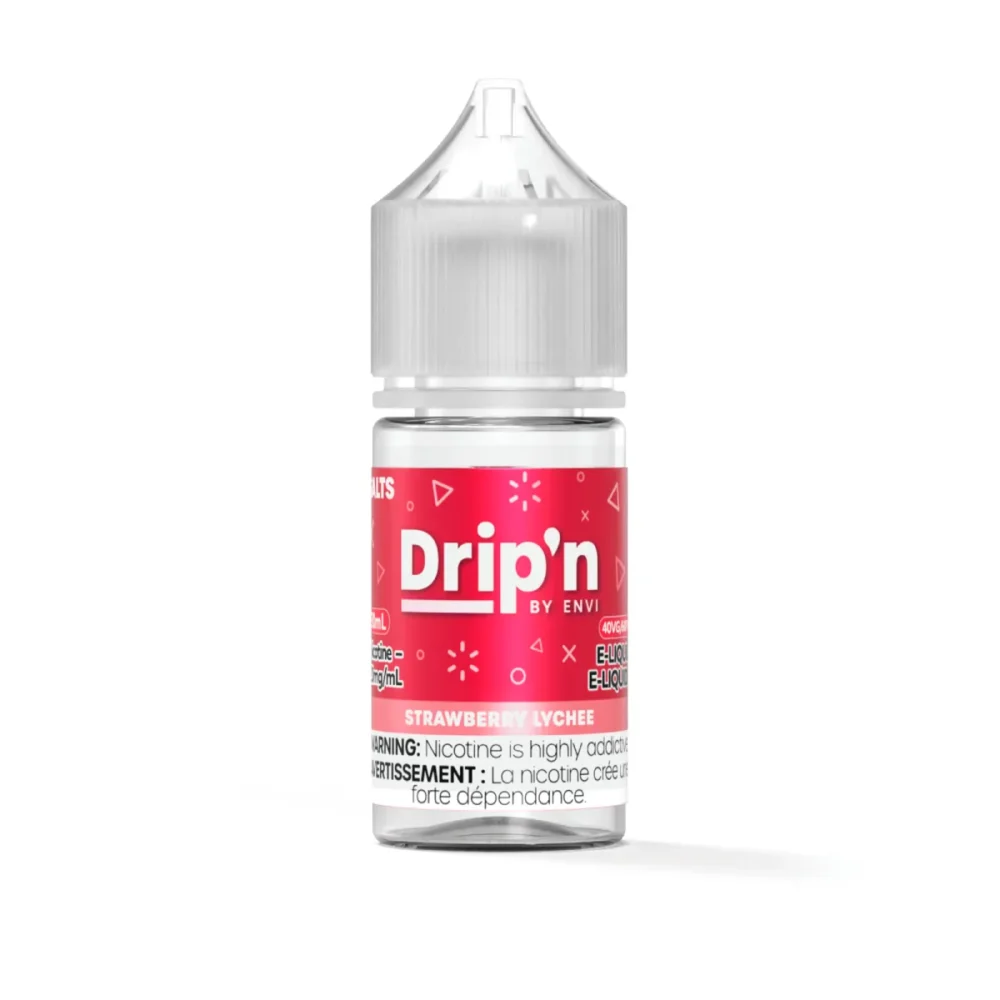 Strawberry Lychee by Drip'n by Envi Classics SALT E-Liquid Bottle