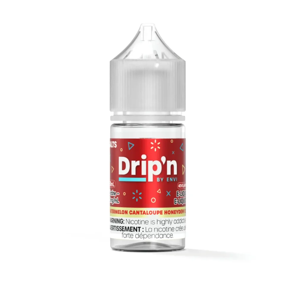 Watermelon Cantaloupe Honeydew Ice by Drip'n by Envi Classics SALT E-Liquid Bottle