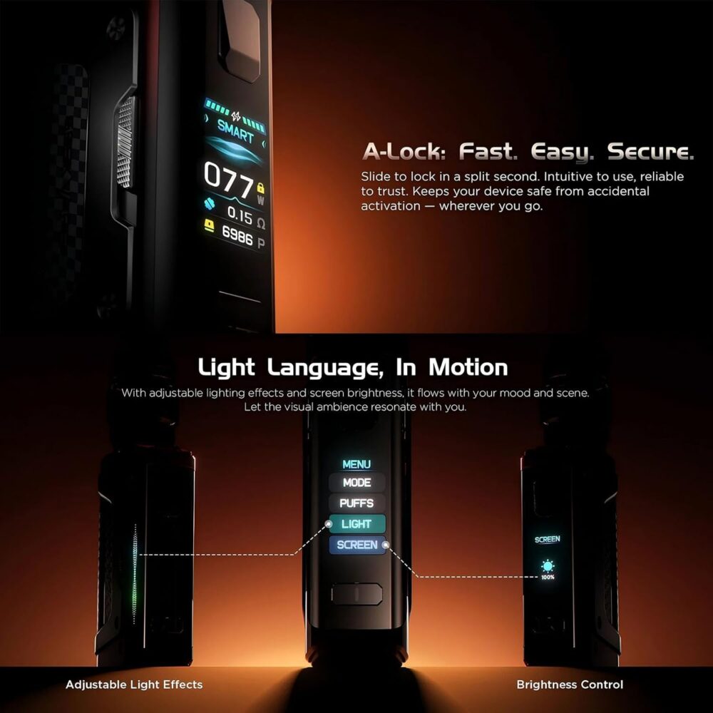 A photo illustrating GeekVape Aegis Legend 5's dust proof capability