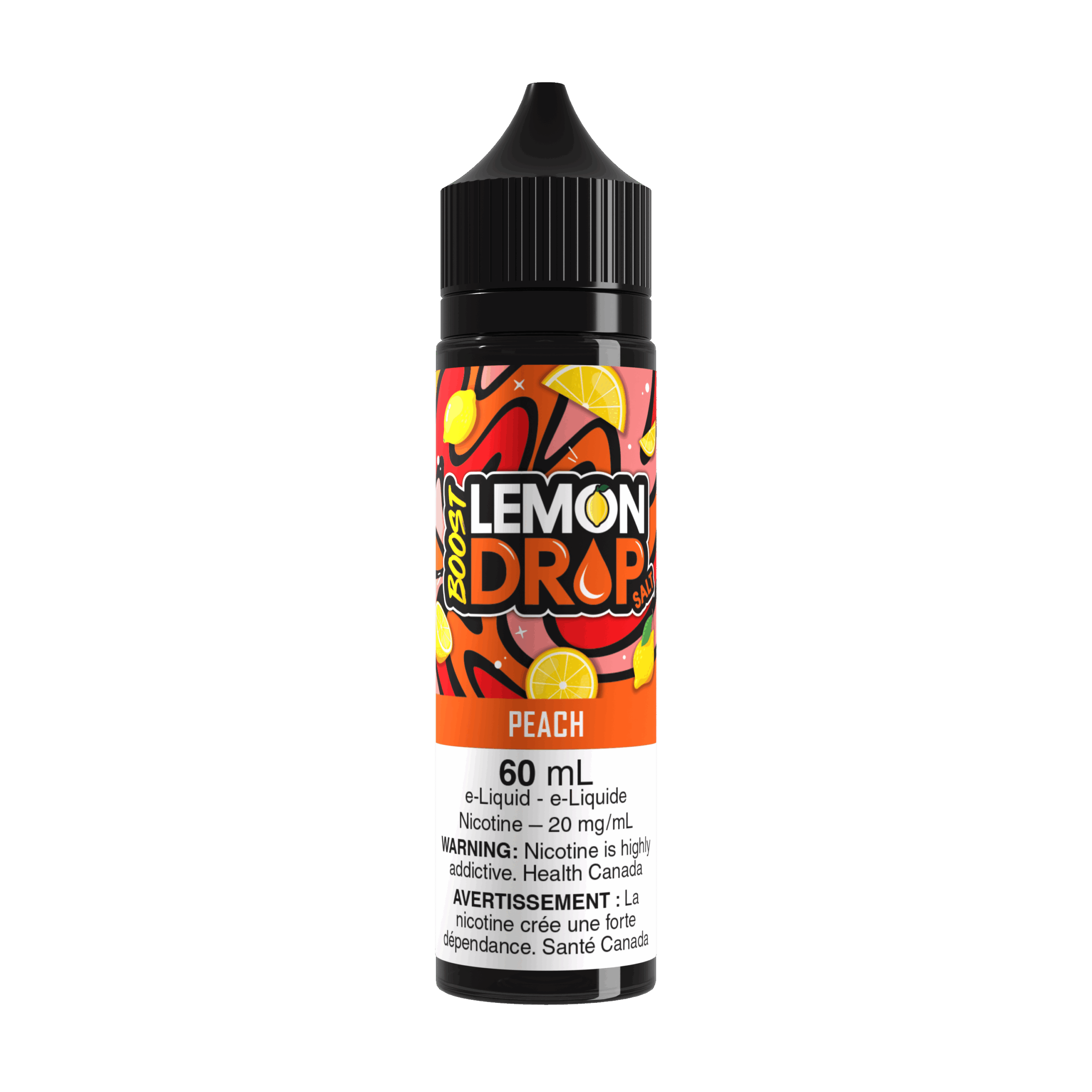 Peach Lemon Drop Boost SALT 60ml Bottle