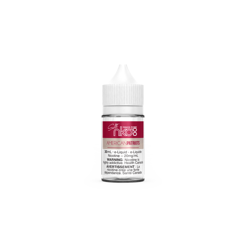 American Patriots Salt E-Liquid 30mL Bottle by Naked100