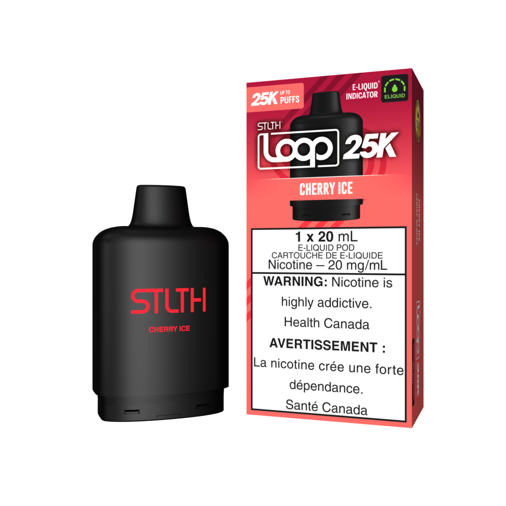Cherry Ice STLTH Loop 25K Pod