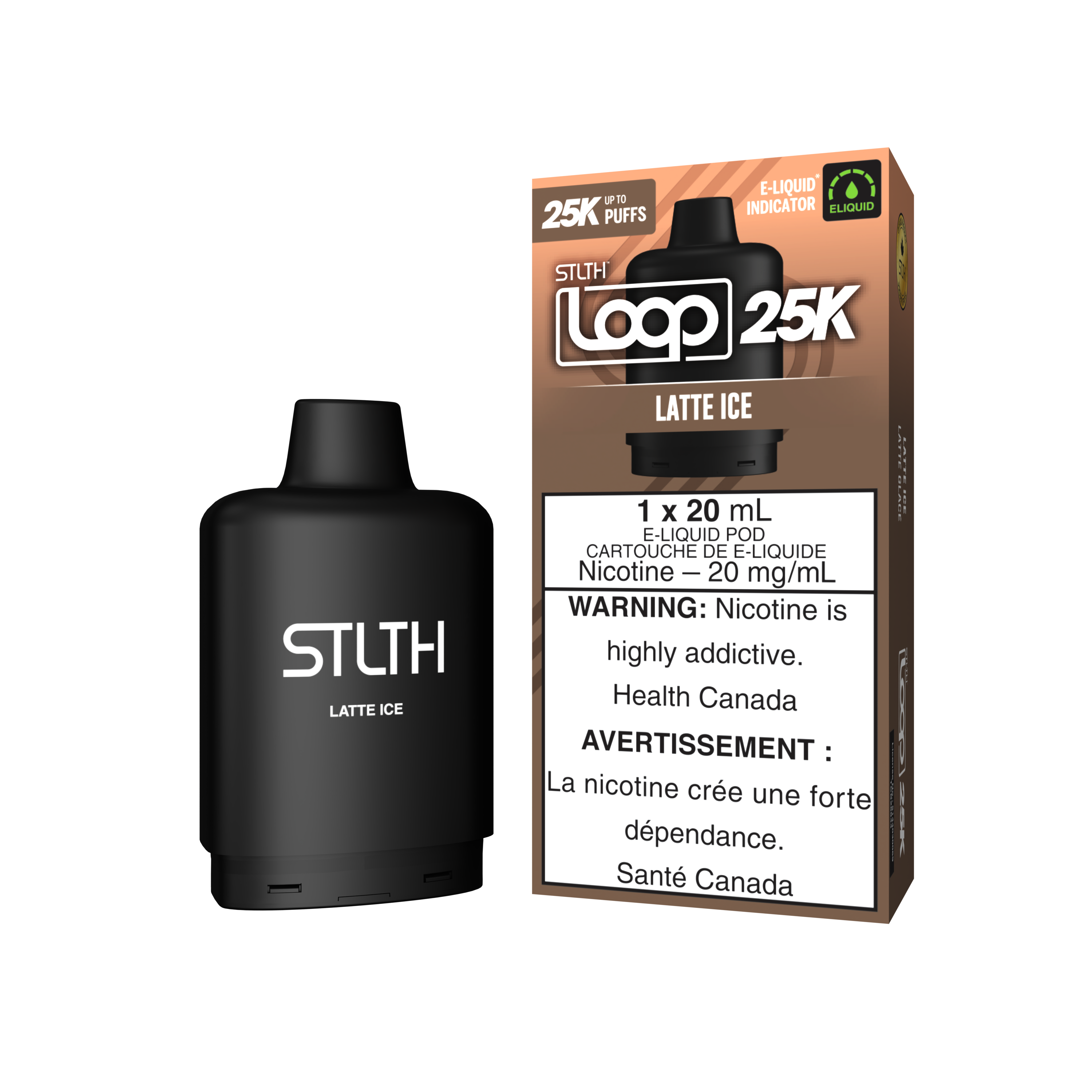 Latte Ice STLTH Loop 25K Pod